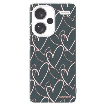 Picasee átlátszó szilikon tok az alábbi mobiltelefonokra Xiaomi Redmi Note 13 Pro+ 5G - Lots of love