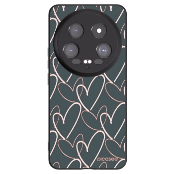 Picasee fekete szilikon tok az alábbi mobiltelefonokra Xiaomi 14 Ultra - Lots of love