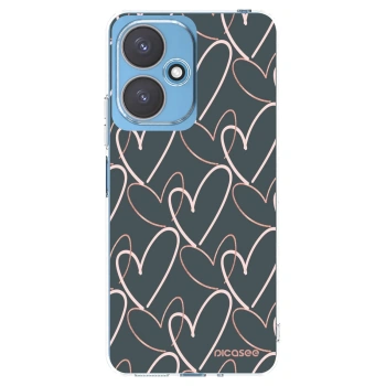 Picasee átlátszó szilikon tok az alábbi mobiltelefonokra Xiaomi Redmi 13C 5G - Lots of love