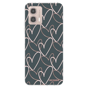 Picasee átlátszó szilikon tok az alábbi mobiltelefonokra Motorola Moto G53 5G - Lots of love