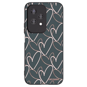 Picasee fekete szilikon tok az alábbi mobiltelefonokra Honor 200 Lite - Lots of love