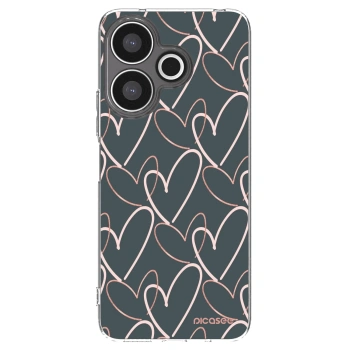 Picasee átlátszó szilikon tok az alábbi mobiltelefonokra Xiaomi Redmi 13 4G - Lots of love