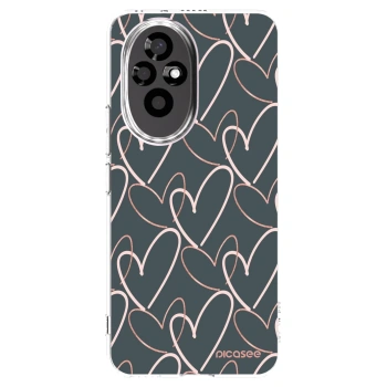 Picasee átlátszó szilikon tok az alábbi mobiltelefonokra Honor 200 Pro 5G - Lots of love