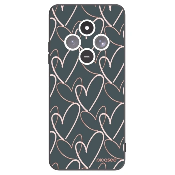 Picasee fekete szilikon tok az alábbi mobiltelefonokra Xiaomi Redmi 14C - Lots of love