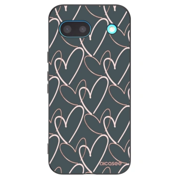 Picasee fekete szilikon tok az alábbi mobiltelefonokra Google Pixel 8 - Lots of love