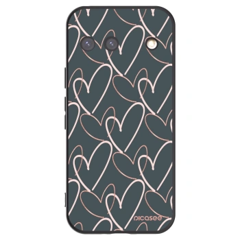 Picasee fekete szilikon tok az alábbi mobiltelefonokra Google Pixel 9 - Lots of love