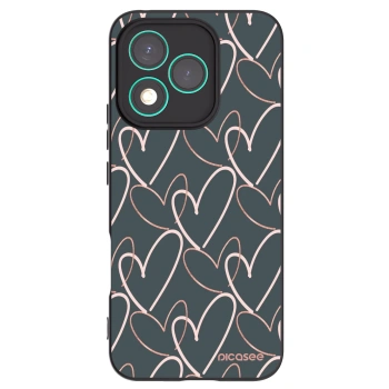 Picasee fekete szilikon tok az alábbi mobiltelefonokra Honor 400 Lite 5G - Lots of love