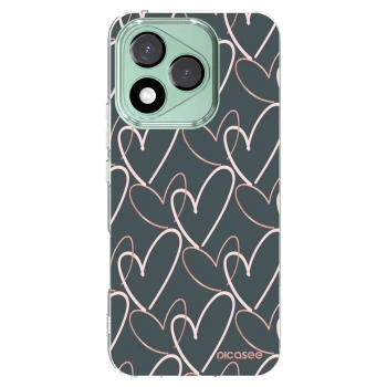 Picasee átlátszó szilikon tok az alábbi mobiltelefonokra Honor 400 Lite 5G - Lots of love