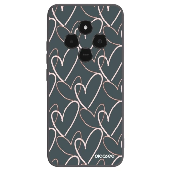 Picasee fekete szilikon tok az alábbi mobiltelefonokra Xiaomi Poco C75 - Lots of love