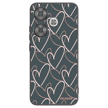 Picasee fekete szilikon tok az alábbi mobiltelefonokra Xiaomi Poco F6 - Lots of love