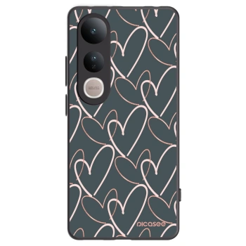 Picasee fekete szilikon tok az alábbi mobiltelefonokra Vivo V50 Lite 5G - Lots of love