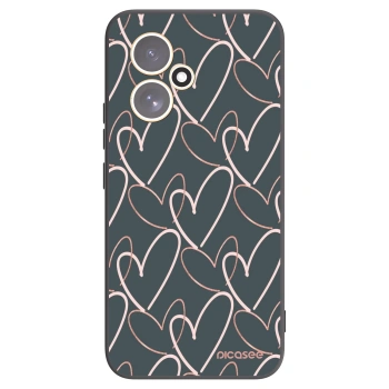 Picasee fekete szilikon tok az alábbi mobiltelefonokra Honor 400 5G - Lots of love