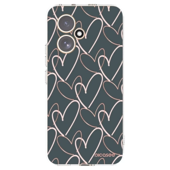 Picasee átlátszó szilikon tok az alábbi mobiltelefonokra Honor 400 5G - Lots of love