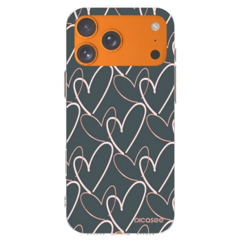 Picasee átlátszó szilikon tok az alábbi mobiltelefonokra Apple iPhone 17 Pro Max - Lots of love