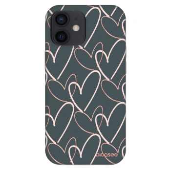Szilikon tok erre a típusra Apple iPhone 12 mini - Lots of love