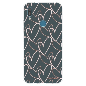 Picasee átlátszó szilikon tok az alábbi mobiltelefonokra Huawei Y6 2019 - Lots of love
