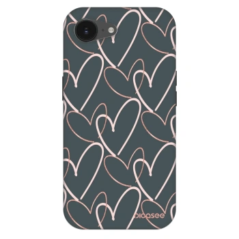 Szilikon tok erre a típusra Apple iPhone 16e - Lots of love