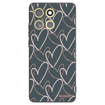 Picasee fekete szilikon tok az alábbi mobiltelefonokra Motorola Moto G86 5G - Lots of love