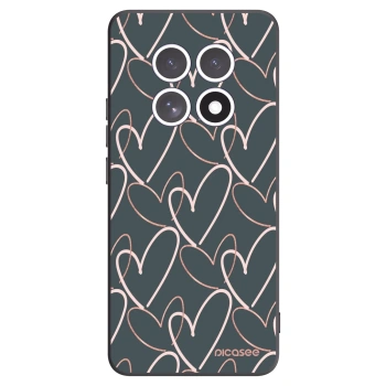 Picasee fekete szilikon tok az alábbi mobiltelefonokra Xiaomi Redmi Note 15 - Lots of love