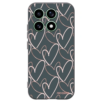 Picasee fekete szilikon tok az alábbi mobiltelefonokra Xiaomi 17 - Lots of love