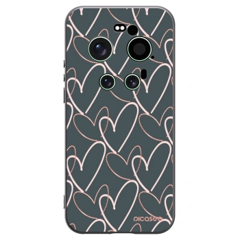 Picasee fekete szilikon tok az alábbi mobiltelefonokra Xiaomi 17 Ultra - Lots of love