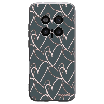 Picasee fekete szilikon tok az alábbi mobiltelefonokra Honor Magic8 Pro 5G - Lots of love