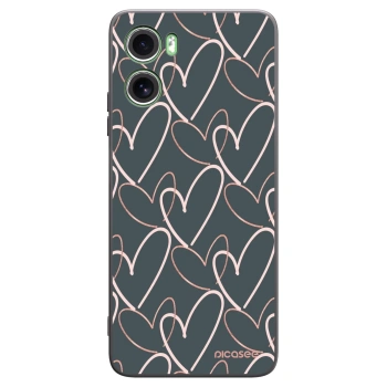Picasee fekete szilikon tok az alábbi mobiltelefonokra Motorola Moto G06 - Lots of love