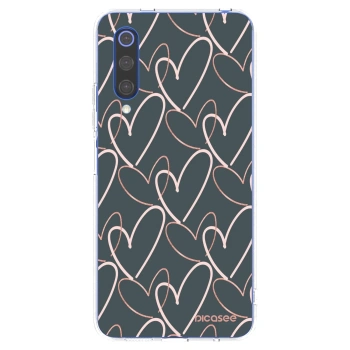 Picasee átlátszó szilikon tok az alábbi mobiltelefonokra Xiaomi Mi 9 SE - Lots of love