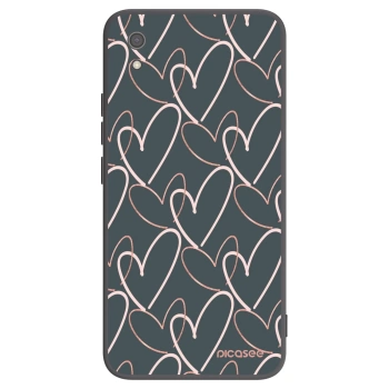 Picasee fekete szilikon tok az alábbi mobiltelefonokra Xiaomi Redmi 7A - Lots of love