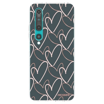 Picasee átlátszó szilikon tok az alábbi mobiltelefonokra Xiaomi Mi 10 - Lots of love
