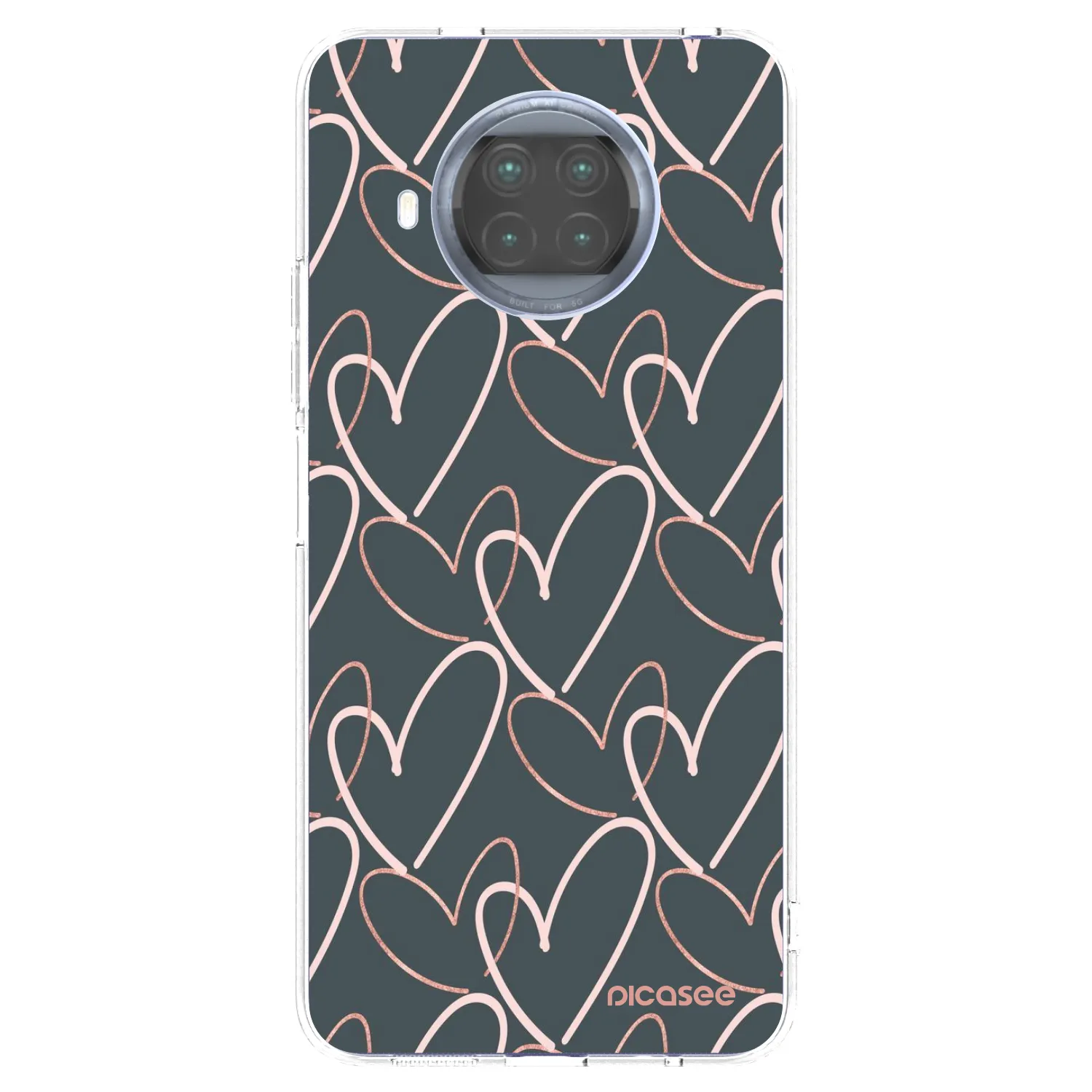 Picasee átlátszó szilikon tok az alábbi mobiltelefonokra Xiaomi Mi 10T Lite - Lots of love