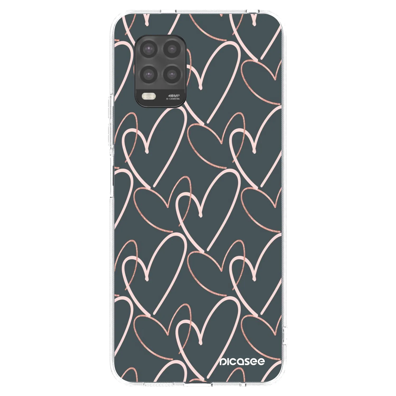 Picasee átlátszó szilikon tok az alábbi mobiltelefonokra Xiaomi Mi 10 Lite - Lots of love