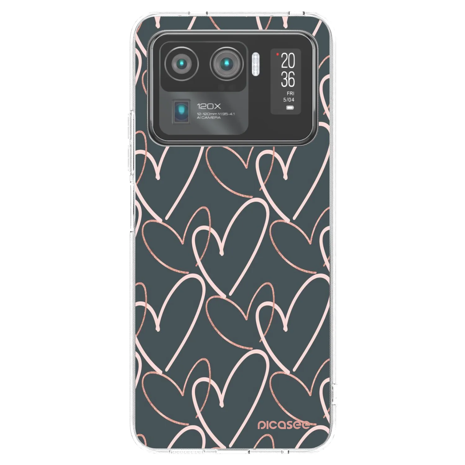 Picasee átlátszó szilikon tok az alábbi mobiltelefonokra Xiaomi Mi 11 Ultra - Lots of love
