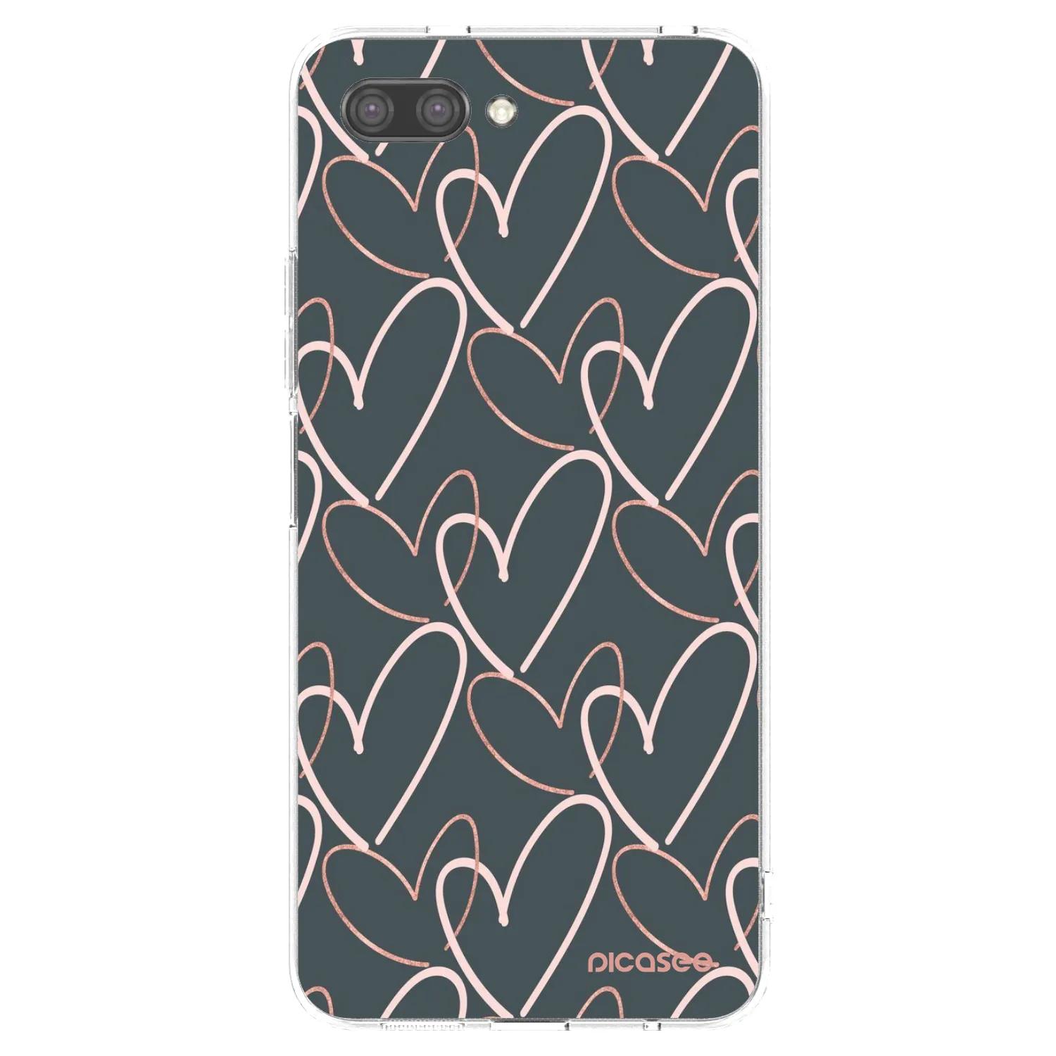 Picasee átlátszó szilikon tok az alábbi mobiltelefonokra Honor 10 - Lots of love