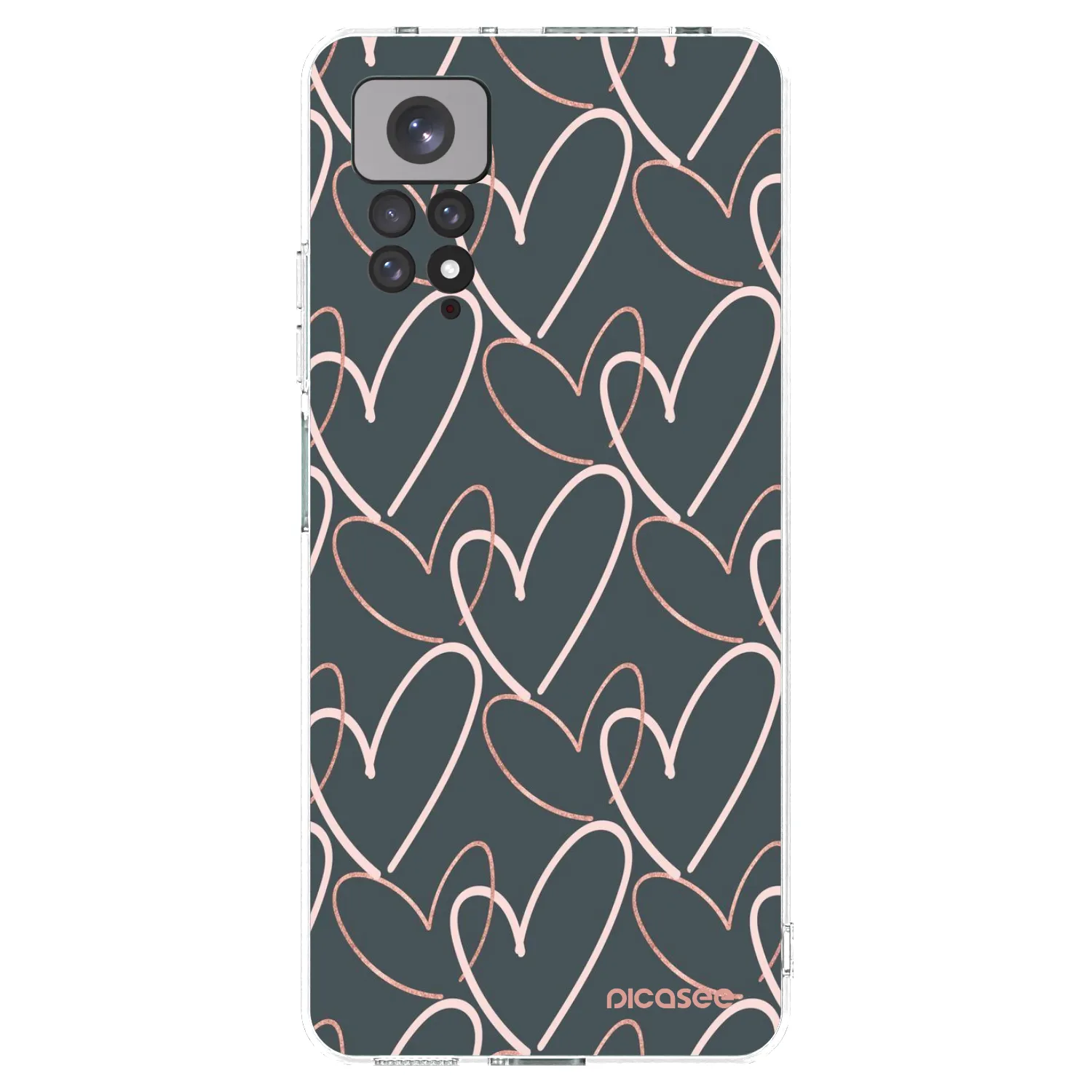 Picasee átlátszó szilikon tok az alábbi mobiltelefonokra Xiaomi Redmi Note 11S 4G - Lots of love