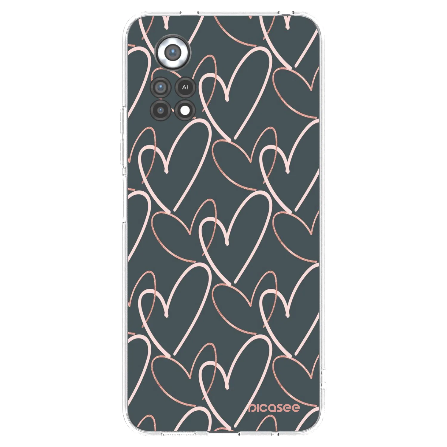 Picasee átlátszó szilikon tok az alábbi mobiltelefonokra Xiaomi Poco X4 Pro 5G - Lots of love