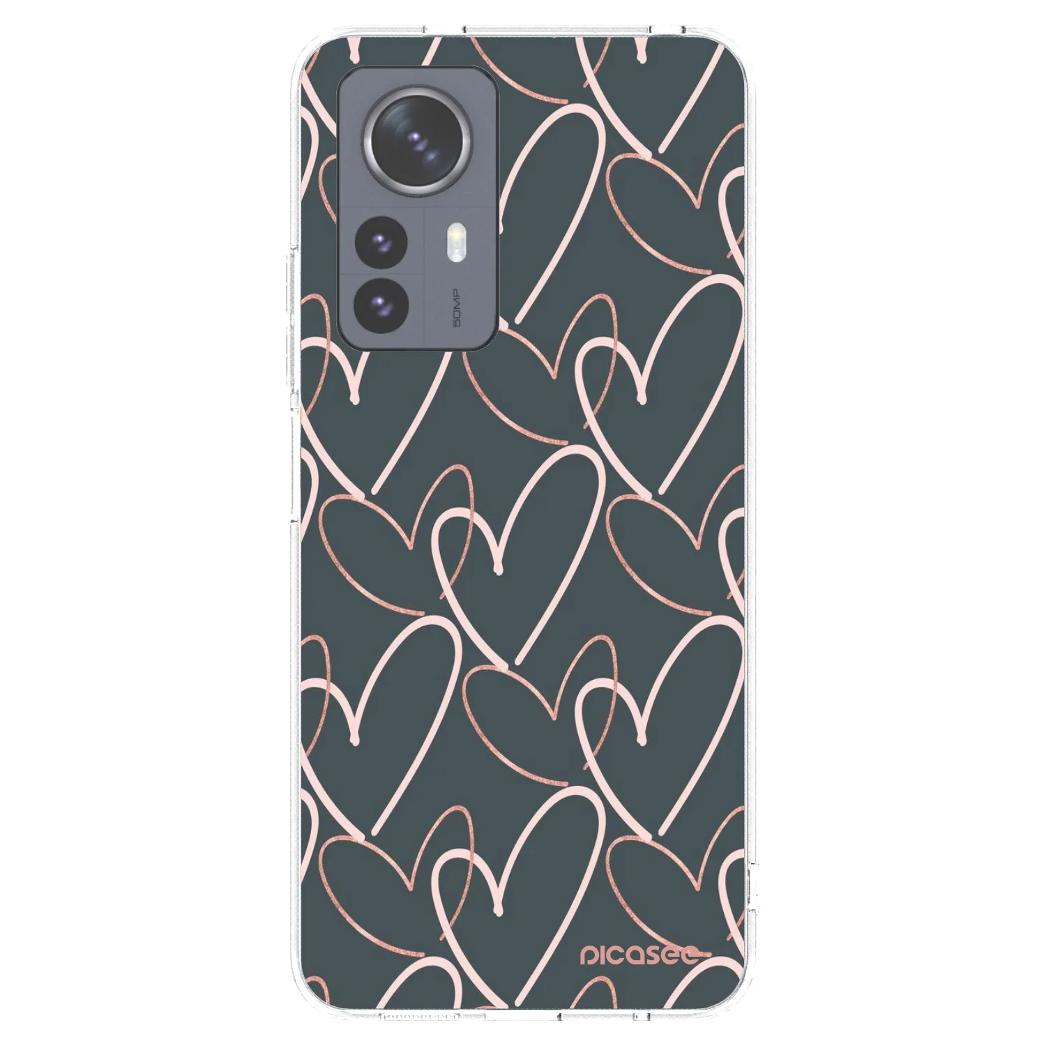 Picasee átlátszó szilikon tok az alábbi mobiltelefonokra Xiaomi 12 Pro - Lots of love