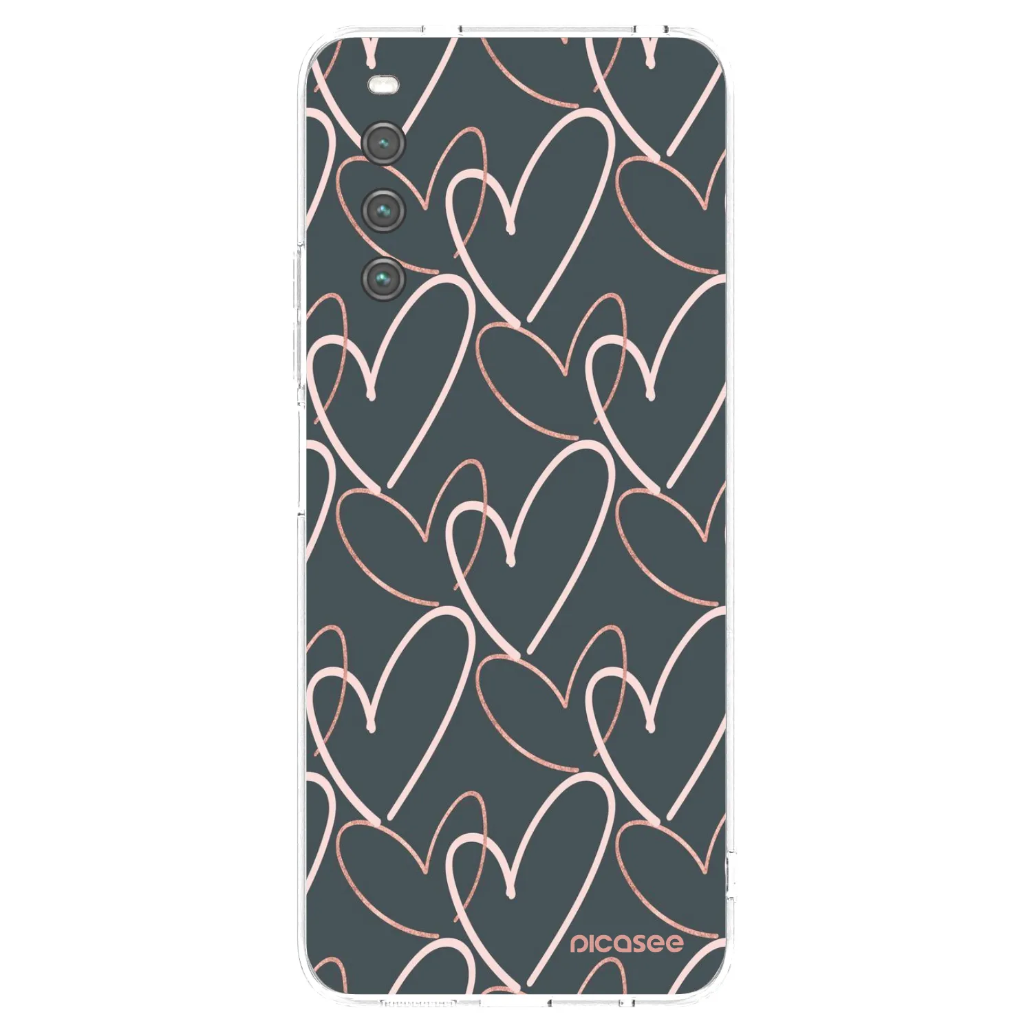 Picasee átlátszó szilikon tok az alábbi mobiltelefonokra Sony Xperia 10 IV 5G - Lots of love