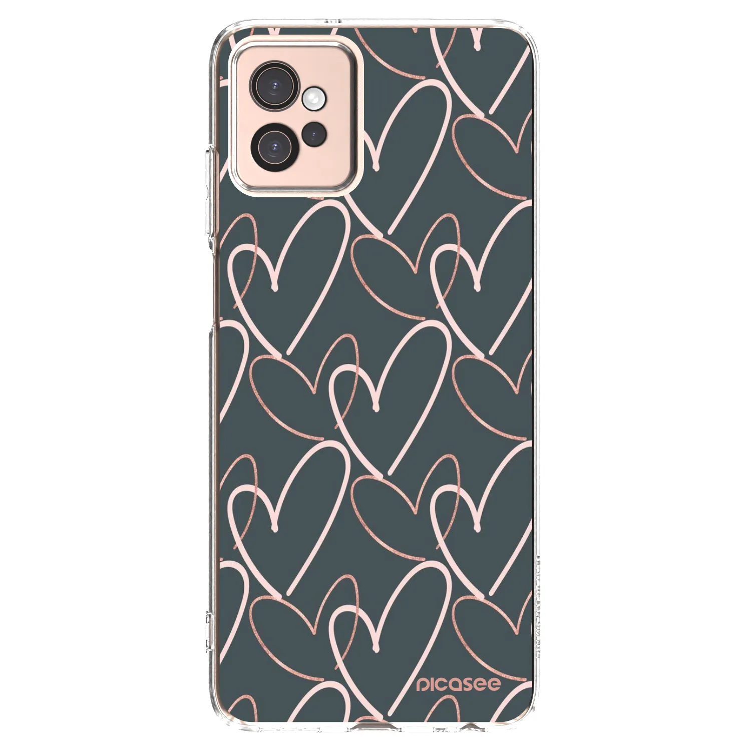 Picasee átlátszó szilikon tok az alábbi mobiltelefonokra Motorola Moto G32 - Lots of love