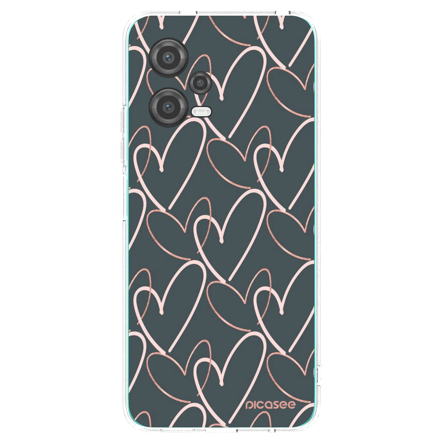 Picasee átlátszó szilikon tok az alábbi mobiltelefonokra Xiaomi Poco X5 - Lots of love