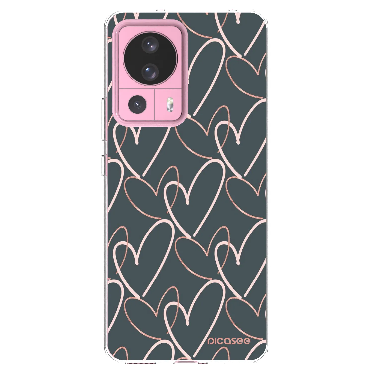 Picasee átlátszó szilikon tok az alábbi mobiltelefonokra Xiaomi 13 Lite - Lots of love