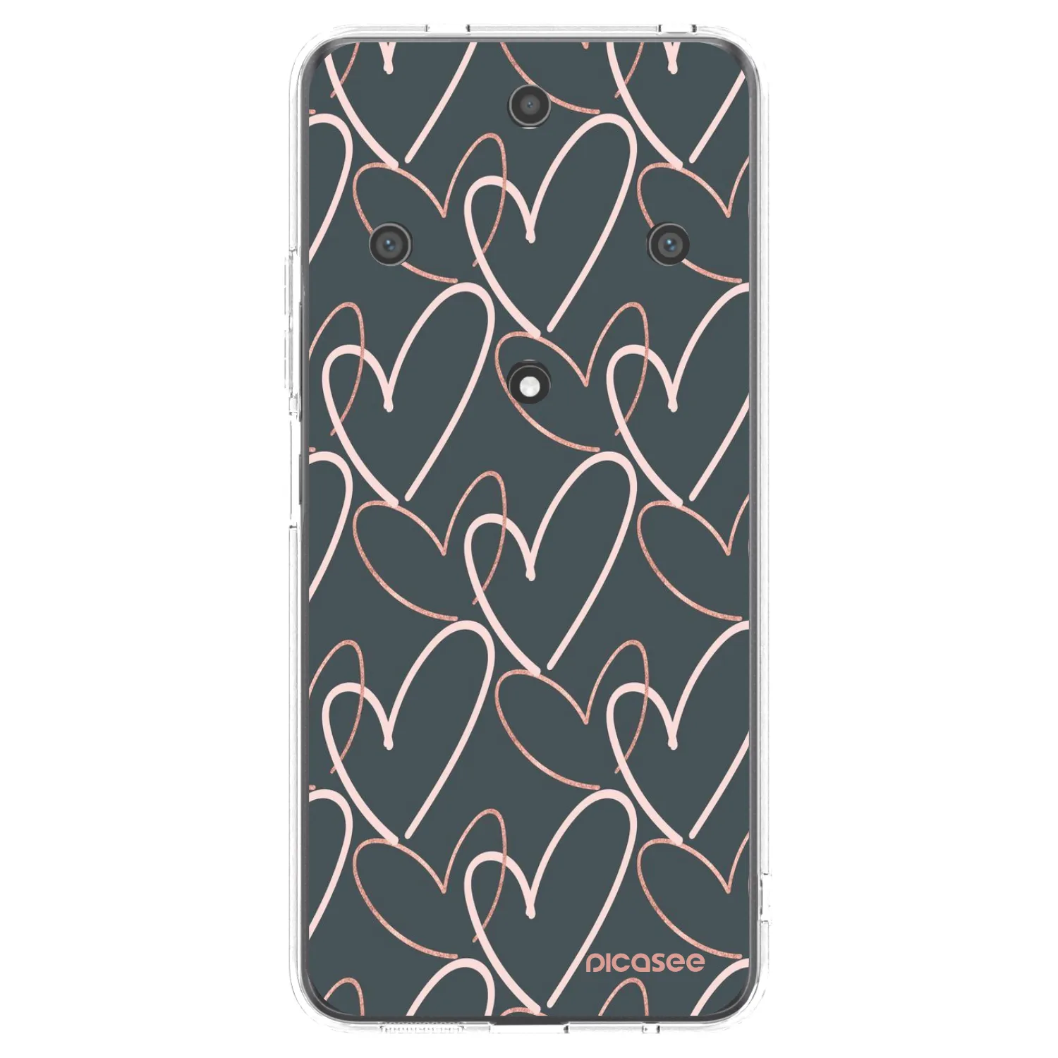 Picasee átlátszó szilikon tok az alábbi mobiltelefonokra Honor Magic5 Lite 5G - Lots of love