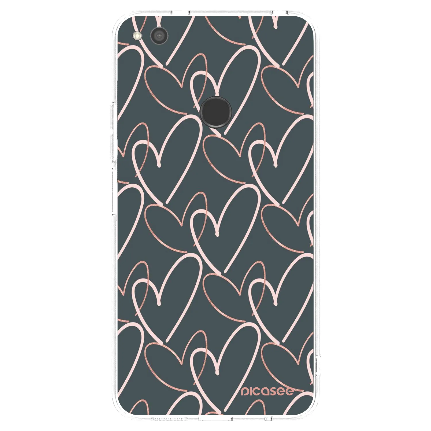 Picasee átlátszó szilikon tok az alábbi mobiltelefonokra Huawei P9 Lite 2017 - Lots of love