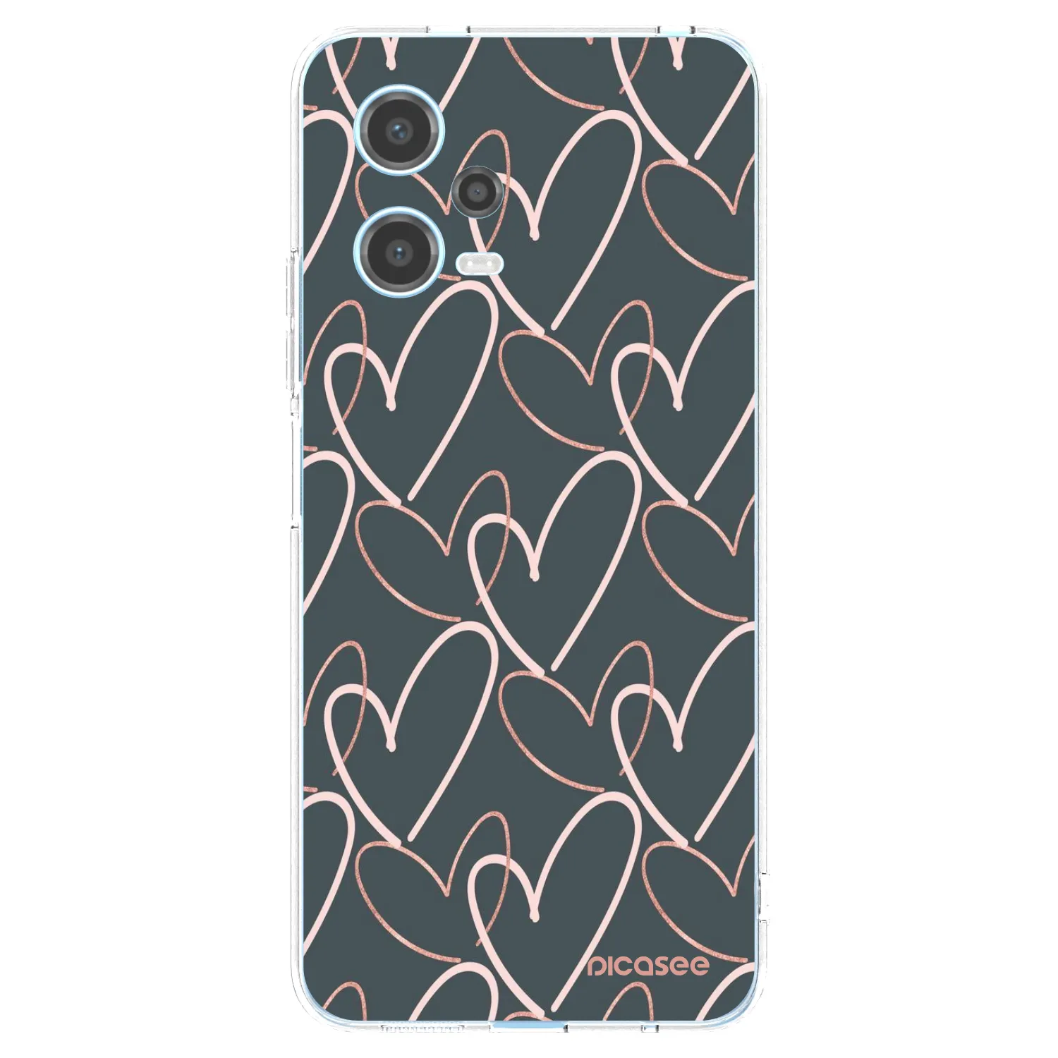 Picasee átlátszó szilikon tok az alábbi mobiltelefonokra Xiaomi Redmi Note 12 5G - Lots of love