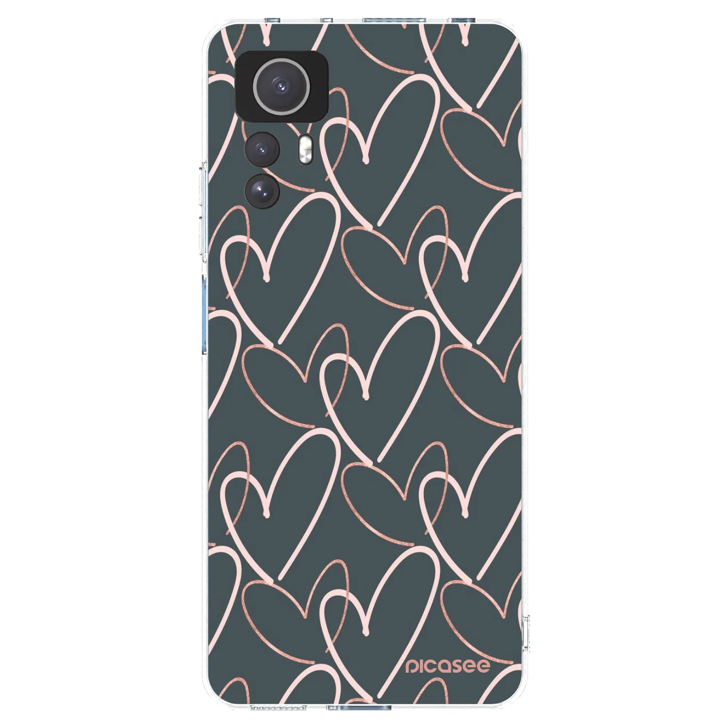 Picasee átlátszó szilikon tok az alábbi mobiltelefonokra Xiaomi Redmi Note 12S - Lots of love