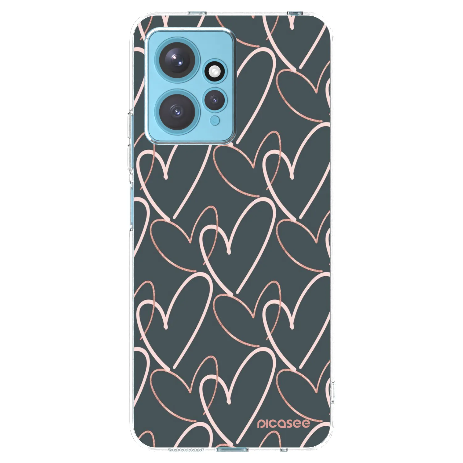 Picasee átlátszó szilikon tok az alábbi mobiltelefonokra Xiaomi Redmi Note 12 4G - Lots of love