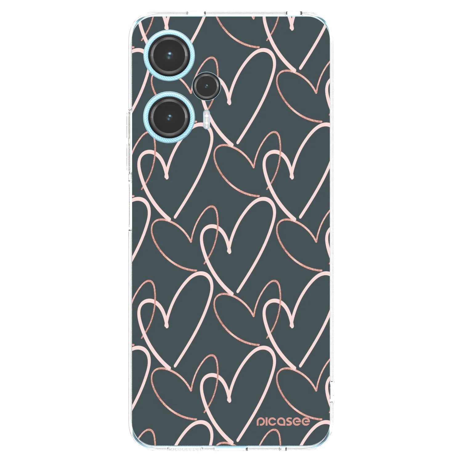 Picasee átlátszó szilikon tok az alábbi mobiltelefonokra Xiaomi Poco F5 - Lots of love