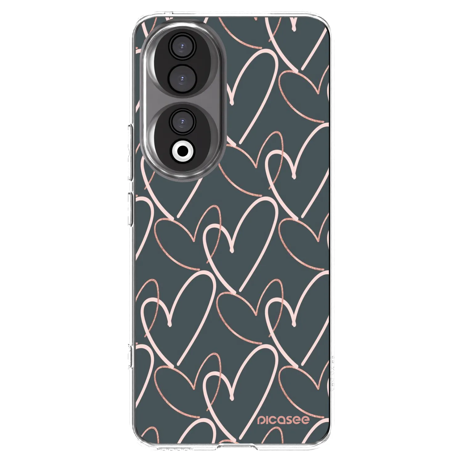 Picasee átlátszó szilikon tok az alábbi mobiltelefonokra Honor 90 5G - Lots of love