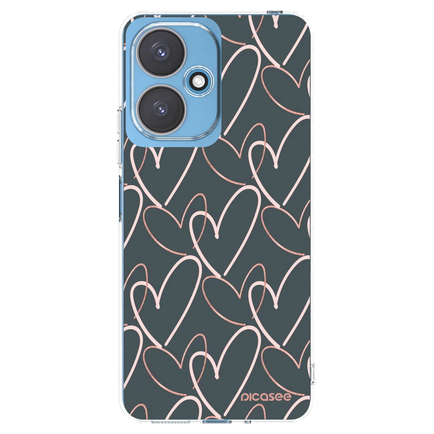 Picasee átlátszó szilikon tok az alábbi mobiltelefonokra Xiaomi Redmi 13C 5G - Lots of love