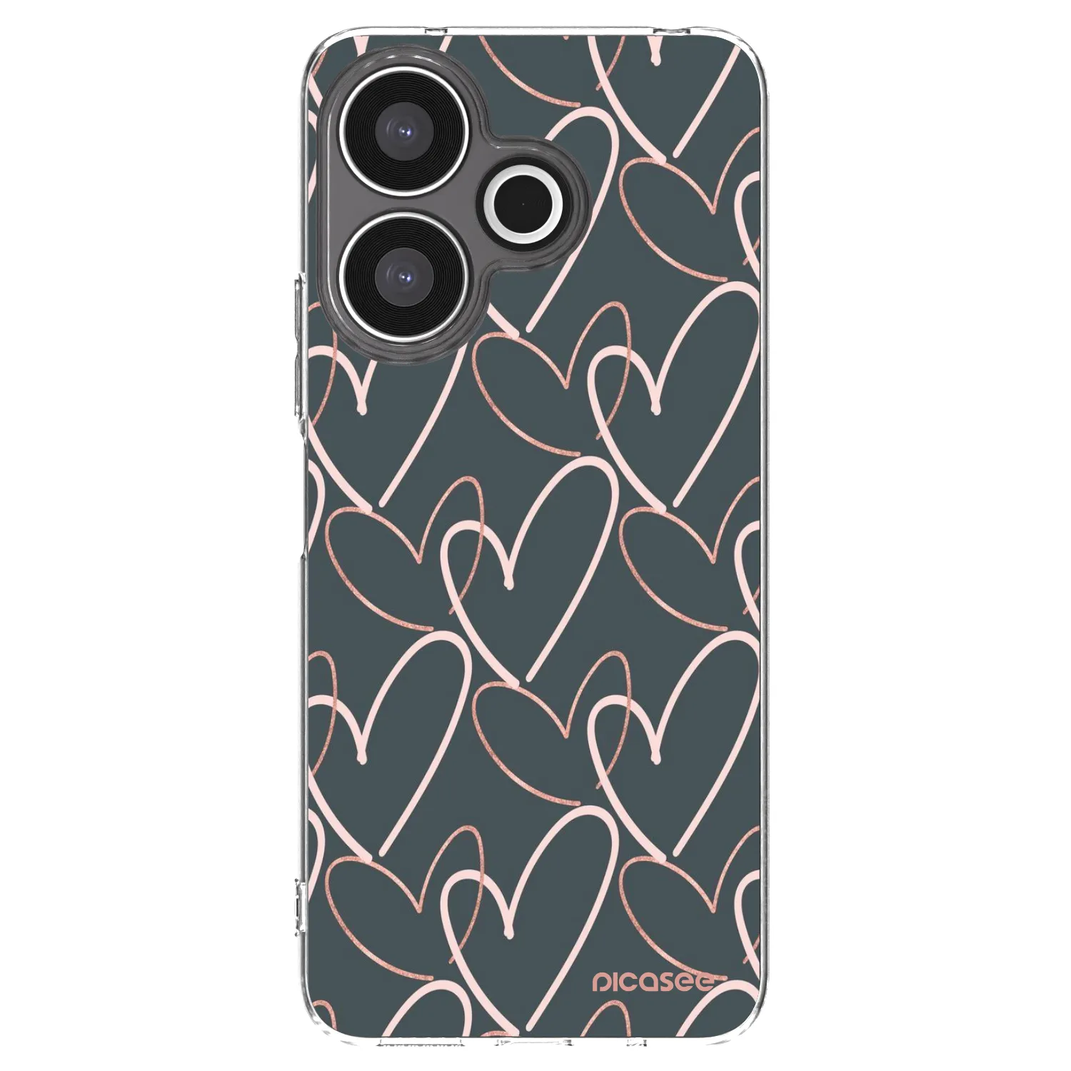 Picasee átlátszó szilikon tok az alábbi mobiltelefonokra Xiaomi Redmi 13 4G - Lots of love